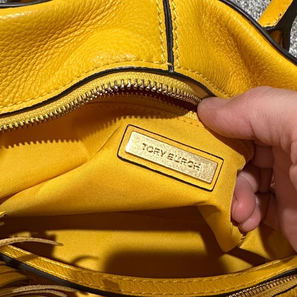 Tory Burch Vibrant Yellow Satchel - Picture 5 of 8